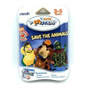 Save The Animals Vtech V.Smile Motion Game Nickelodeon Wonder Pets - Sealed